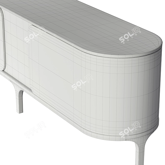 Metamorphic Elegance: Roller Sideboard 3D model image 5