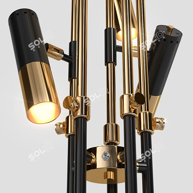 Elegant Illuminate: Delightfull IKE Floor Lamps 3D model image 3