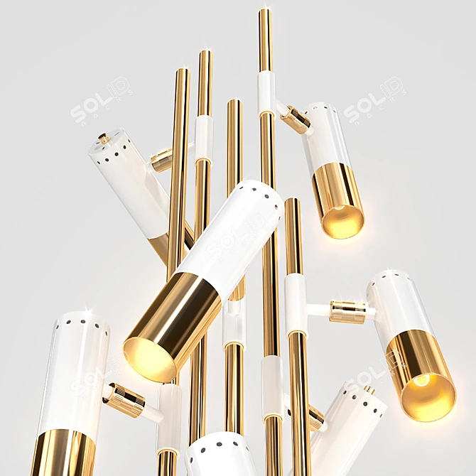 Elegant Illuminate: Delightfull IKE Floor Lamps 3D model image 5