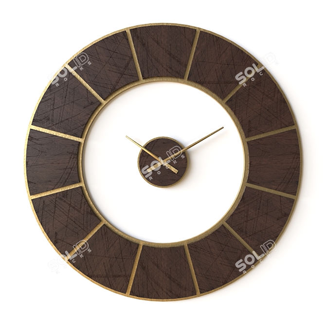 Timeless Elegance: Uttermost Wall Clock 3D model image 3