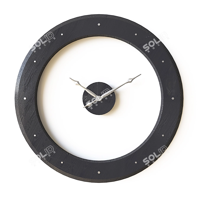 Timeless Elegance: Uttermost Wall Clock 3D model image 4