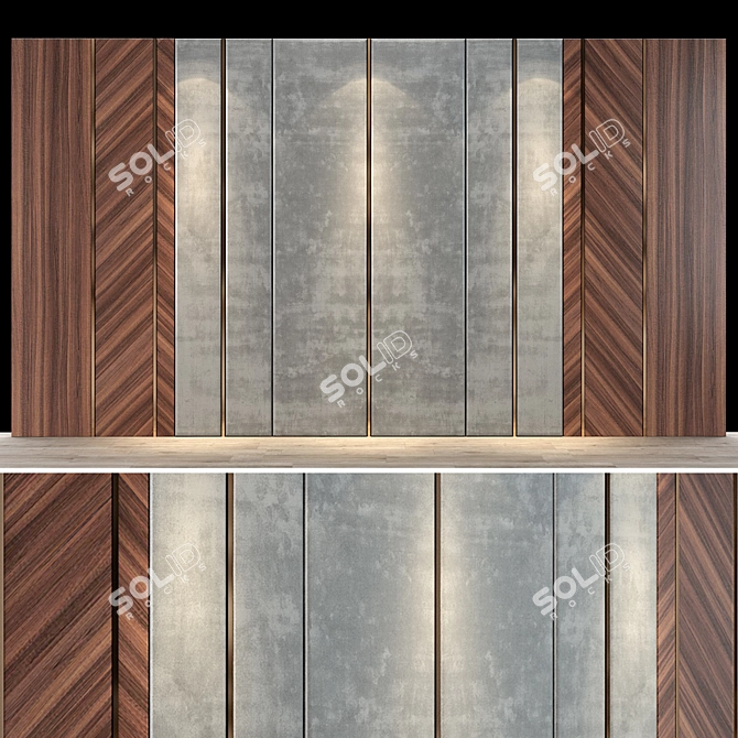 Exquisite Wall Panel No. 11 3D model image 1