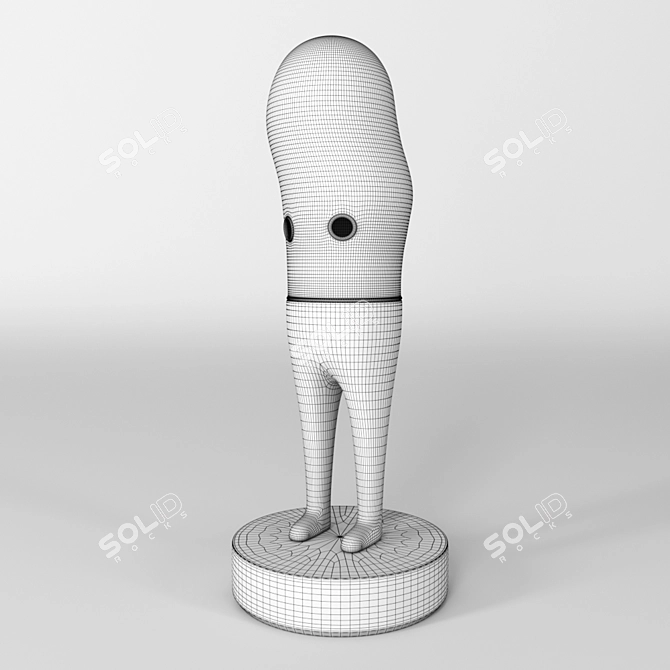 Soulful Domsai Desk Companion 3D model image 6