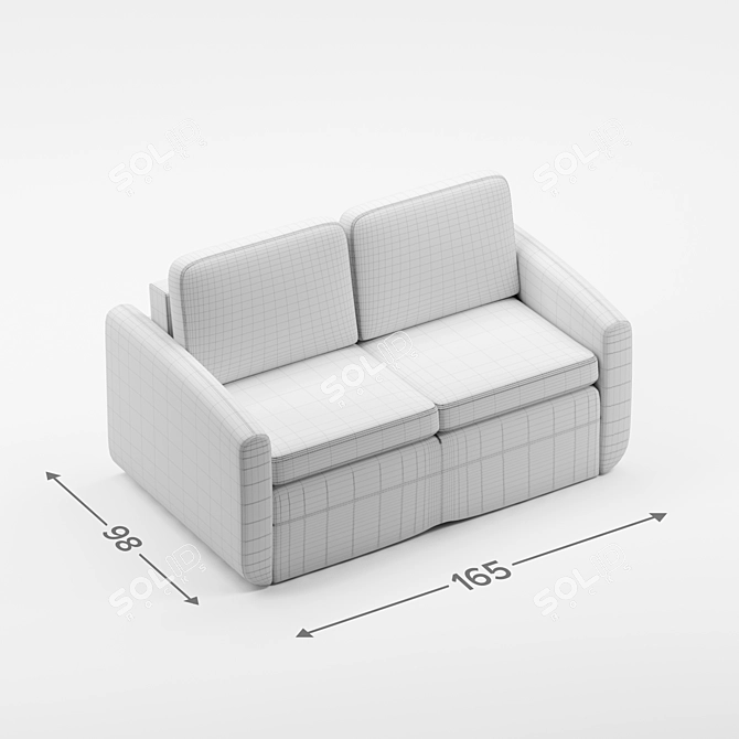 Step 165 Drive 07 - 98x165x95 cm 3D model image 4