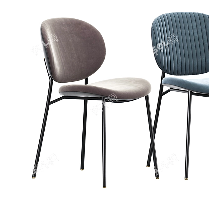 Sleek and Stylish Calligaris Ines Chair 3D model image 2