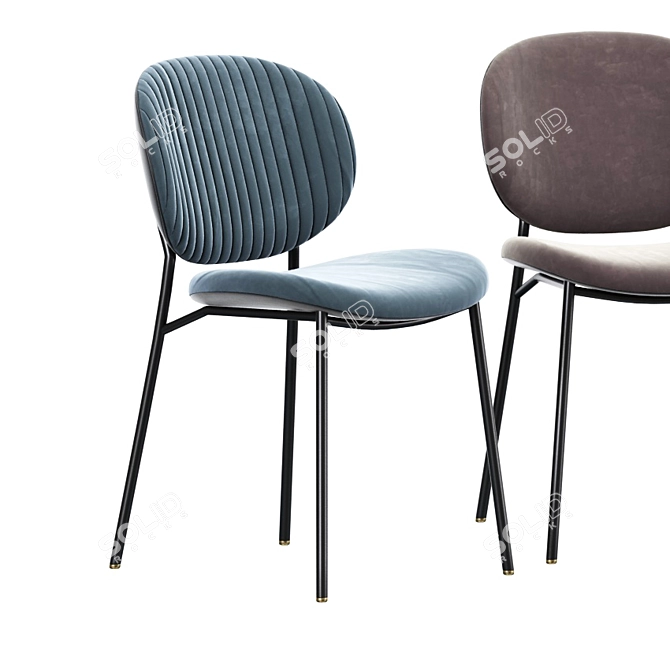 Sleek and Stylish Calligaris Ines Chair 3D model image 3