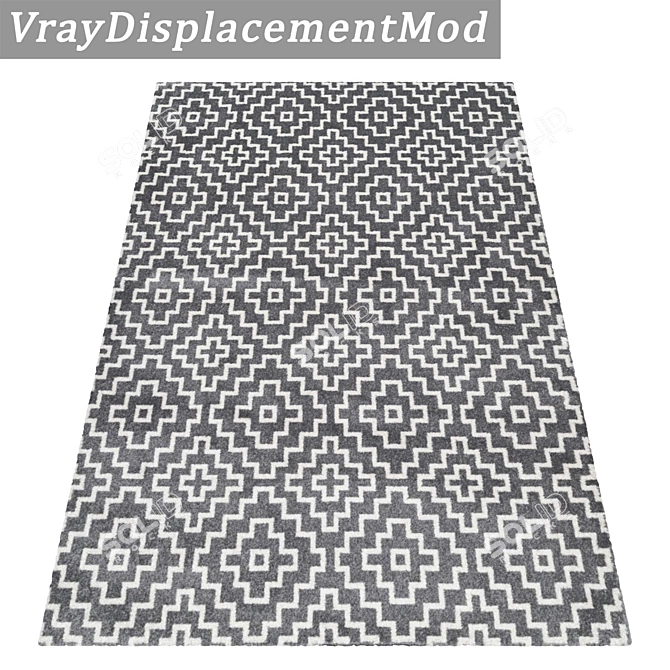 High-Quality Carpet Set with 3 Variants 3D model image 3