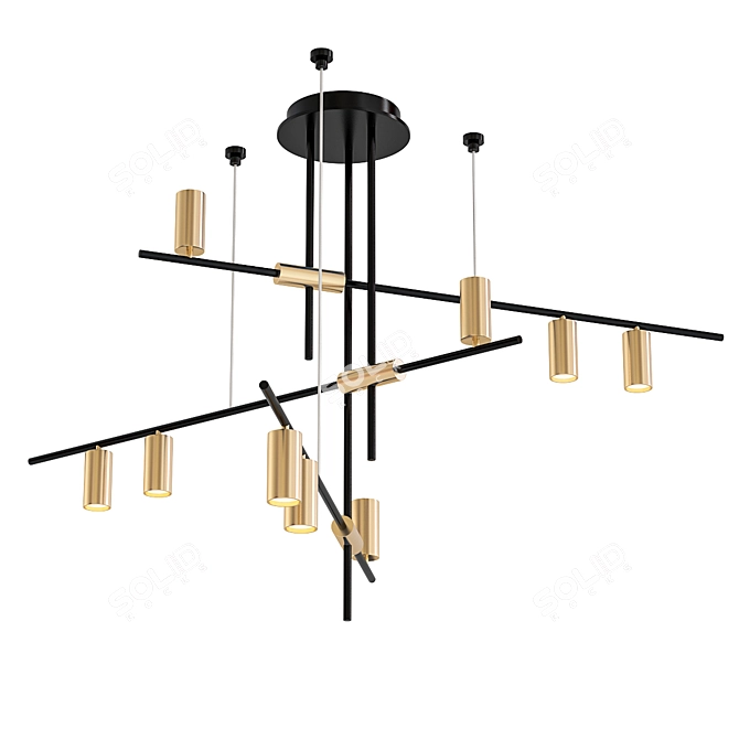 Loft_It_Tribes Pendant Light 3D model image 1