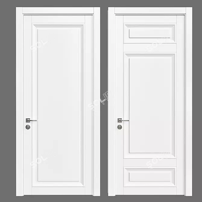 Elegant Entry: Door 31 3D model image 1