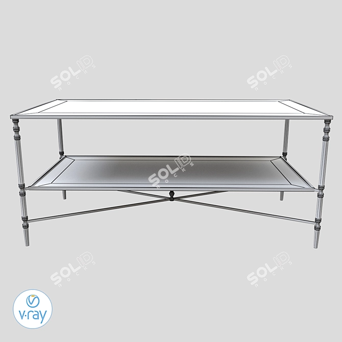 Caila Storage Coffee Table 3D model image 3