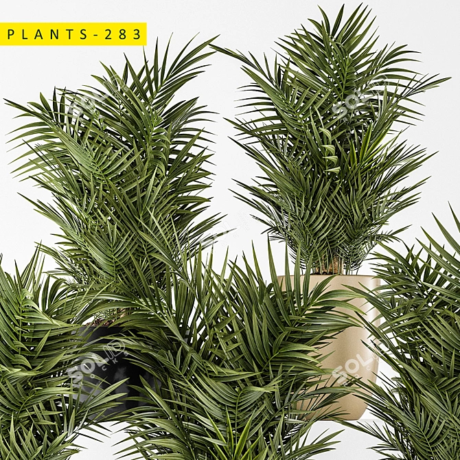 Diverse Plant Collection: 283 Varieties 3D model image 4