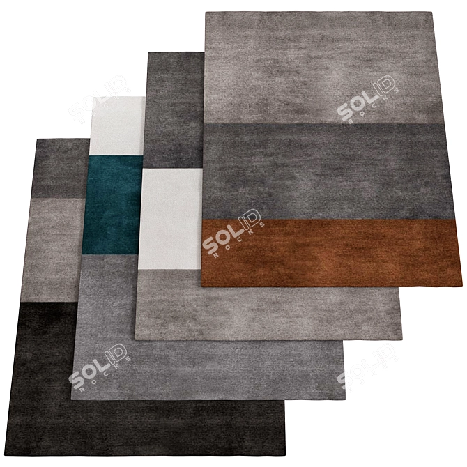 Soft and Stylish Carpet, 200x300 cm 3D model image 1