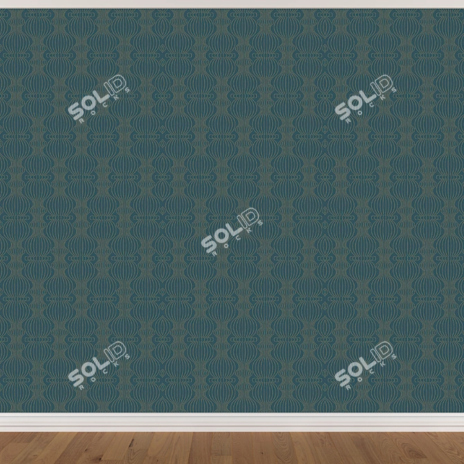 Seamless Wallpaper Set - 3 Colors 3D model image 4