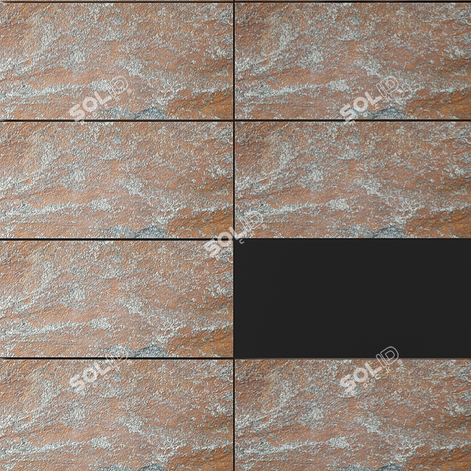 Solid Stone Rock for Home Decor 3D model image 1