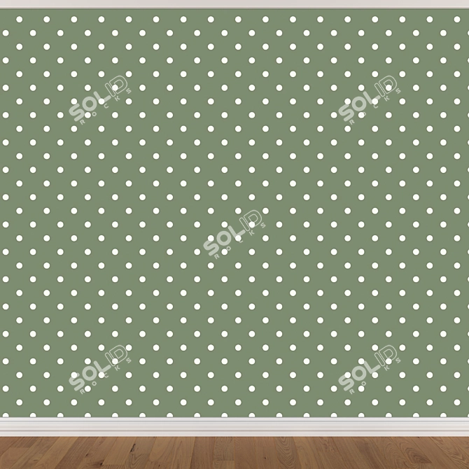 Seamless Wallpaper Set - 3 Colors 3D model image 2