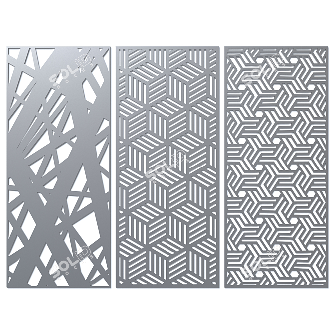 Stylish Ventilation Grilles for Design-conscious Spaces 3D model image 1