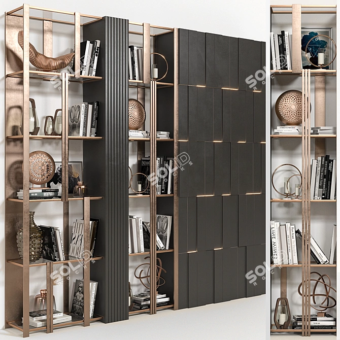 Elegant Wardrobe for Stylish Homes 3D model image 2