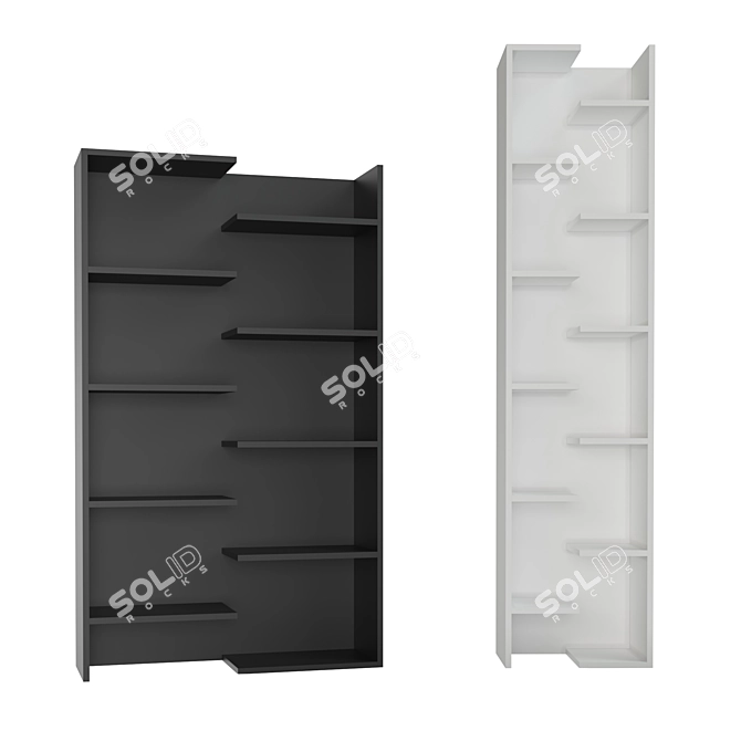 Modern Bookcase by Desalto 3D model image 3