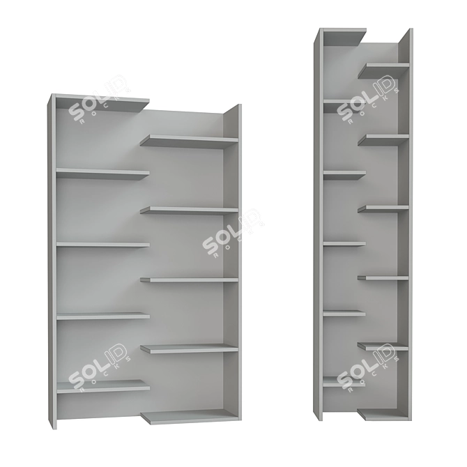 Modern Bookcase by Desalto 3D model image 4
