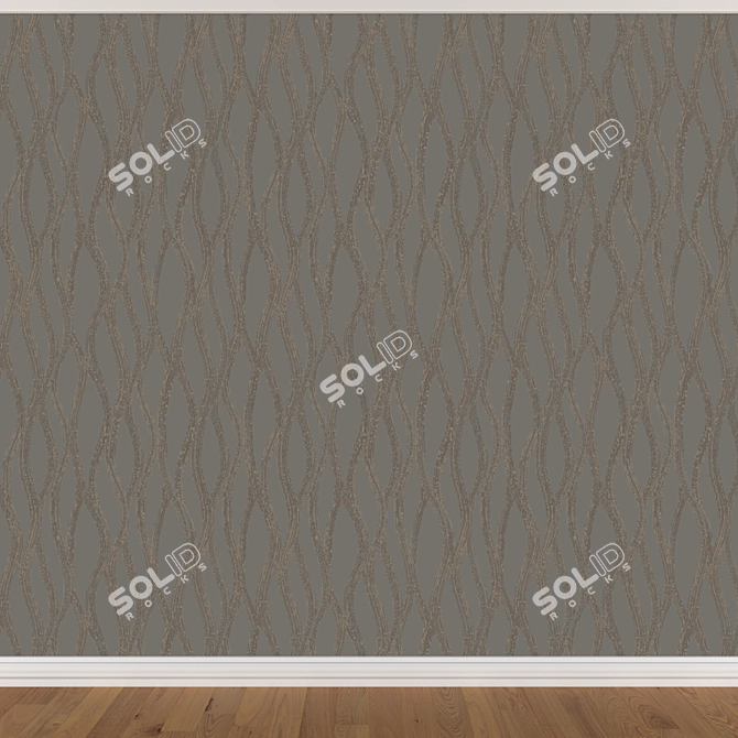 Seamless Wallpaper Set 1138 (3 colors) 3D model image 4