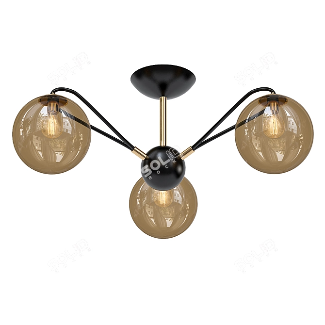 Sirius S2063/3H Loft Ceiling Chandelier 3D model image 1
