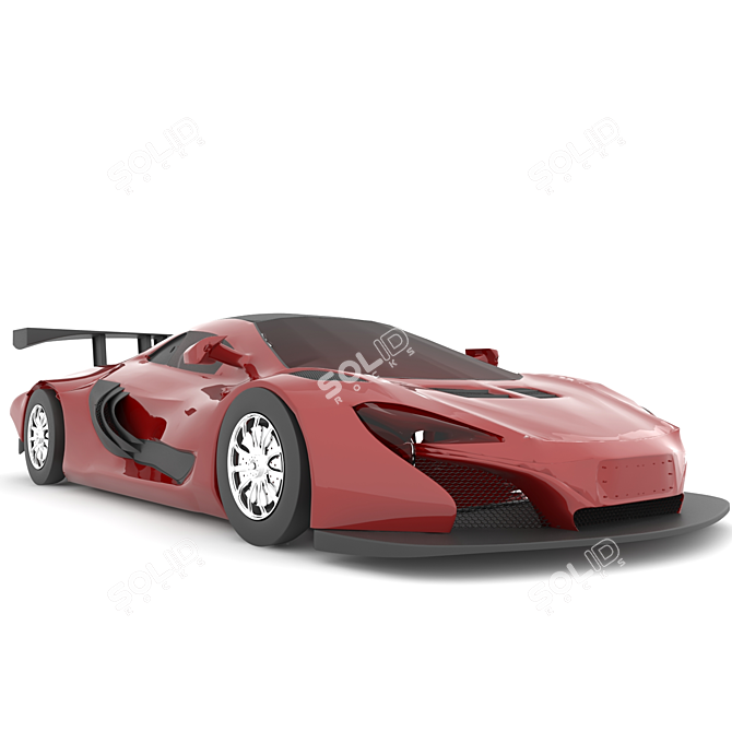 Ferrari V-Ray Model Kit 3D model image 1