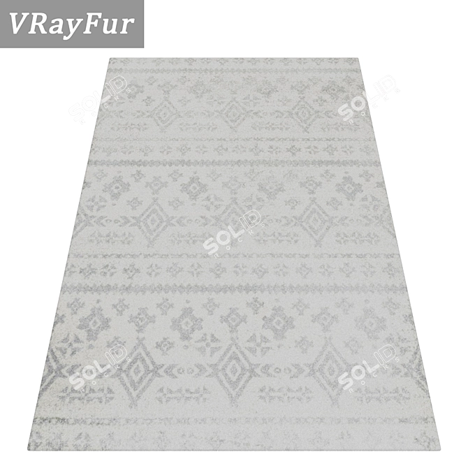 Luxury Carpet Set: High-Quality Textures 3D model image 2