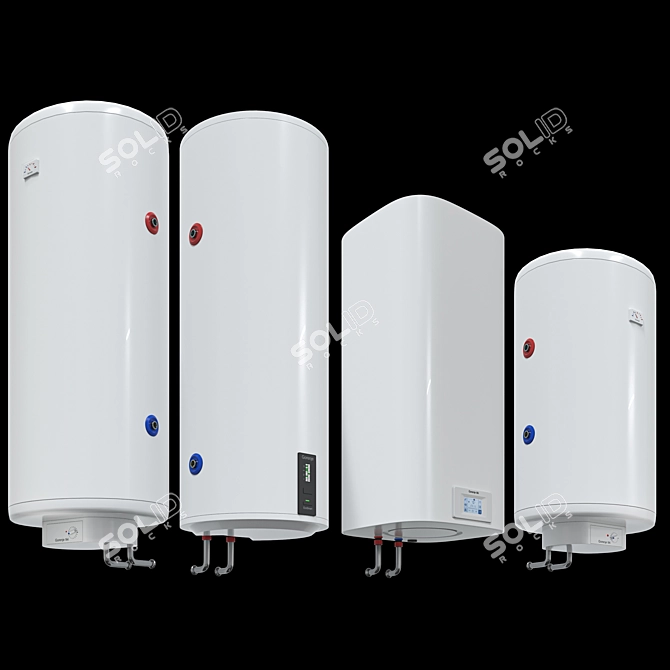 Title: Gorenje Water Heater Set 3D model image 2