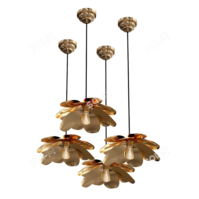 Cosmic Suspension: A Celestial Ride 3D model image 1