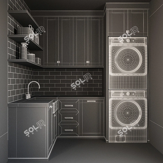 Kenmore Elite Laundry Set 3D model image 2