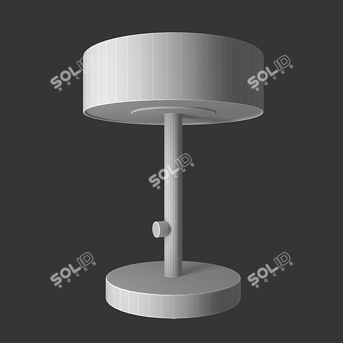 Modern Nordic Design Table Lamp 3D model image 2