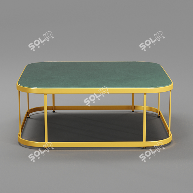 Modern MANAOS Tempered Glass Coffee Table 3D model image 5