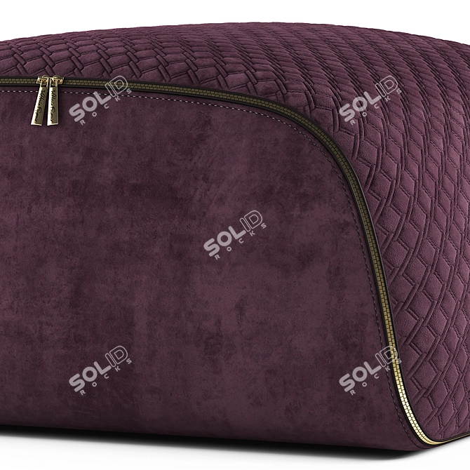 Elegant VittoriaFrigerio Cini Pouf 3D model image 2