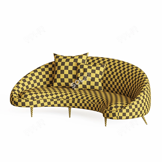 Jonathanadler Ether Curved Sofa: Luxurious and Modern Design 3D model image 5