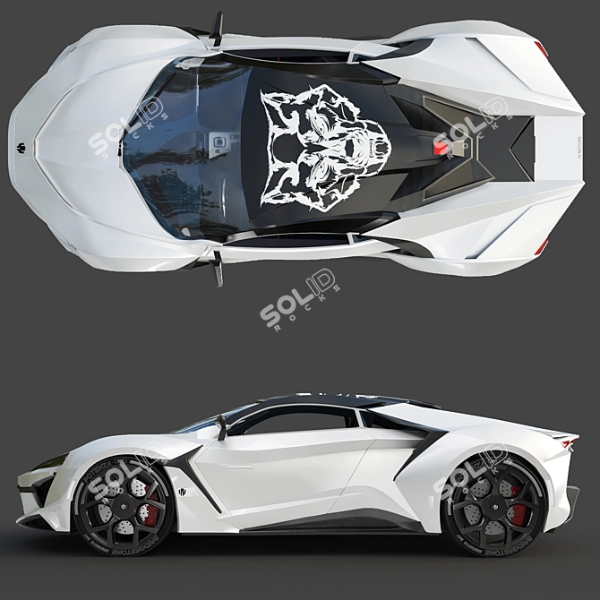 Fenyr Supersport: Ultimate Luxury 3D model image 2