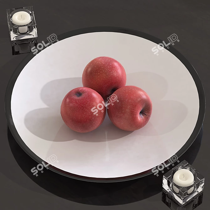 Modern Decor Table Set 3D model image 4