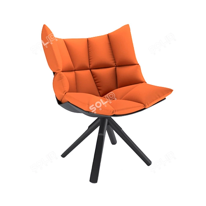 Versatile Modern Husk Chair 3D model image 1