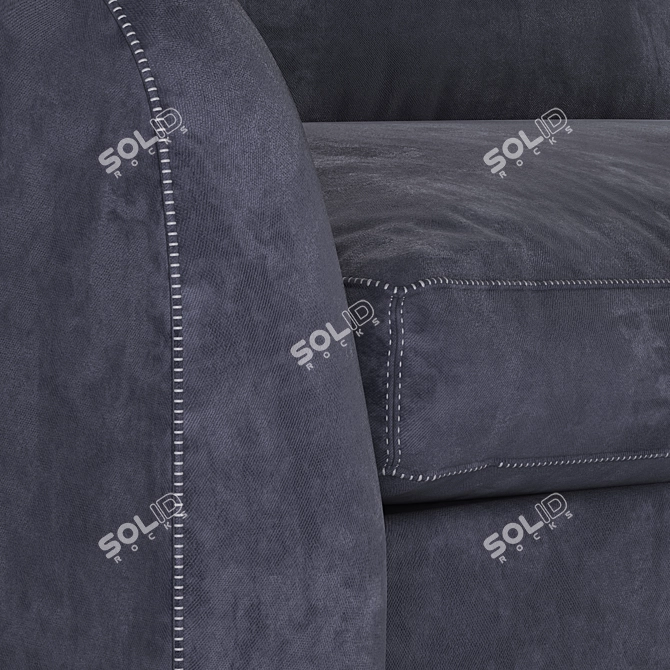 Modern Luxury Simon Sofa by Ulivi 3D model image 4