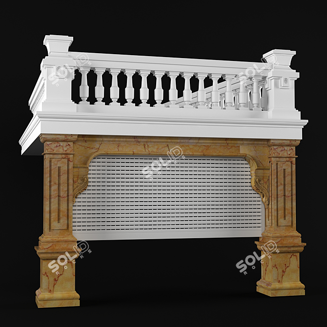 Majestic Miniature Villa Kit 3D model image 1