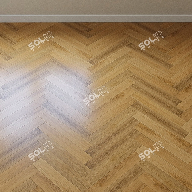 Upofloor Oak Parquet Board 3D model image 4