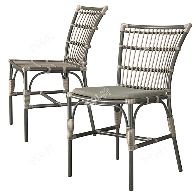 Sika Design Outdoor Dining Set 3D model image 3