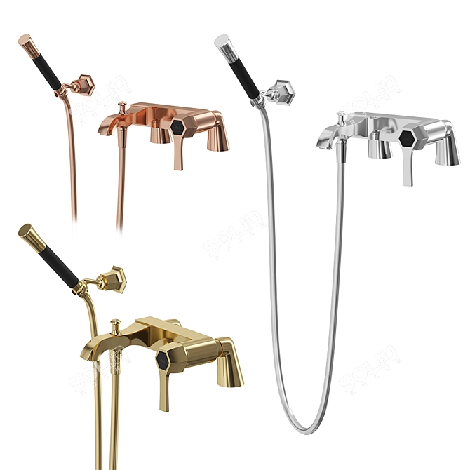 Cisal Cherie Single Lever Bath Faucet 3D model image 1