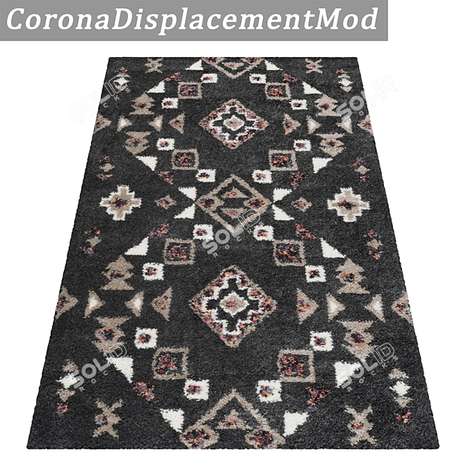 Luxury Rug Set: High-Quality Textures 3D model image 4