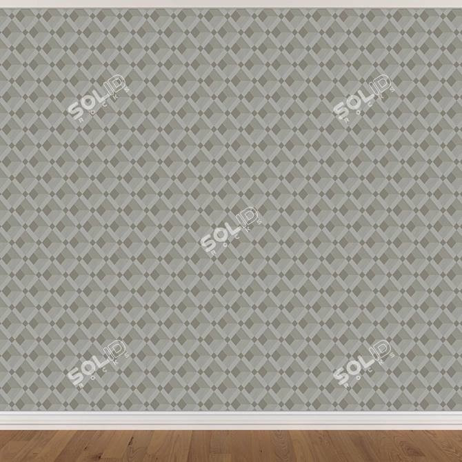 Versatile Seamless Wallpaper Set 3D model image 2