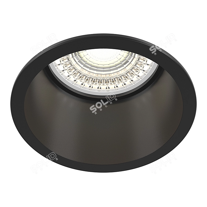 Minimalist Recessed Ceiling Lamp 3D model image 1