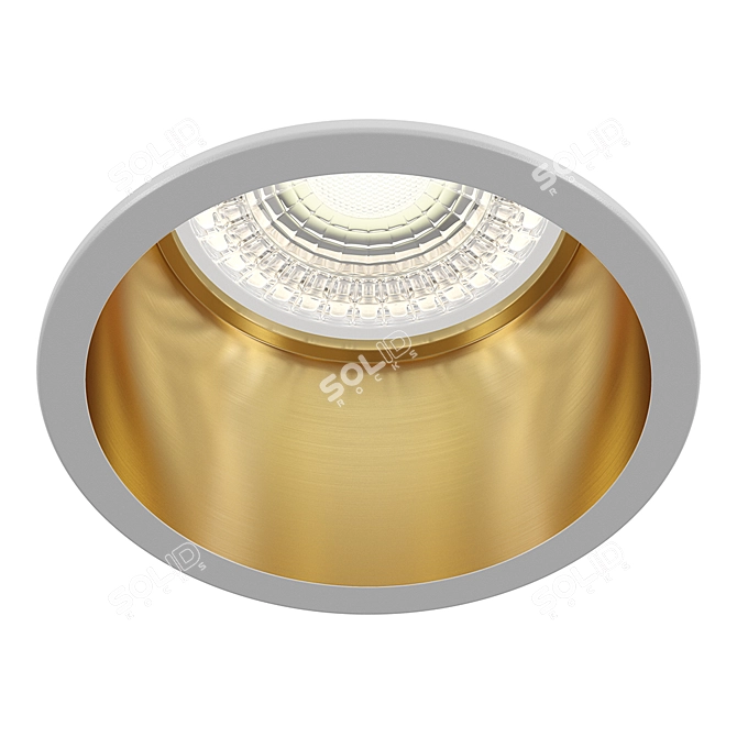 Minimalist Recessed Ceiling Lamp 3D model image 1