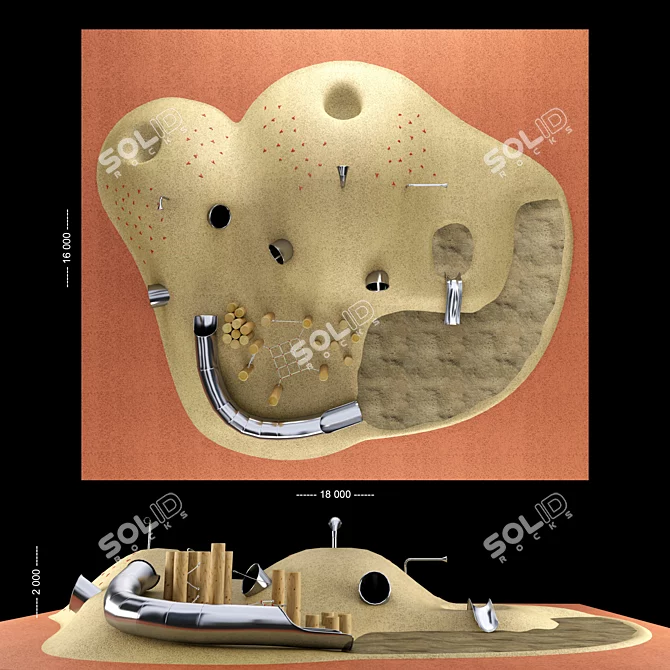 KidsPlayground Conceptual Model 3D model image 4