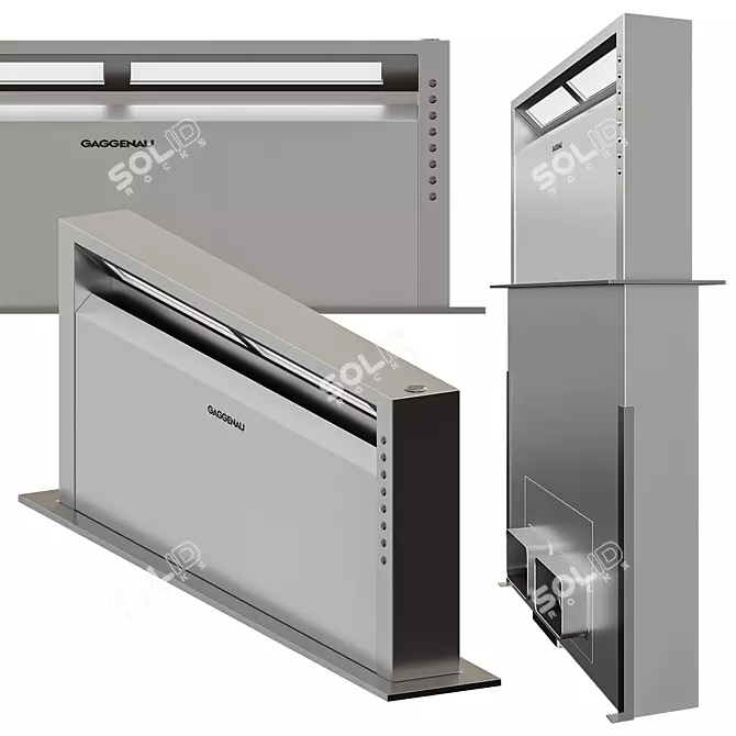 Gaggenau Vario 400 AL 400 191 Hood 3D model image 1