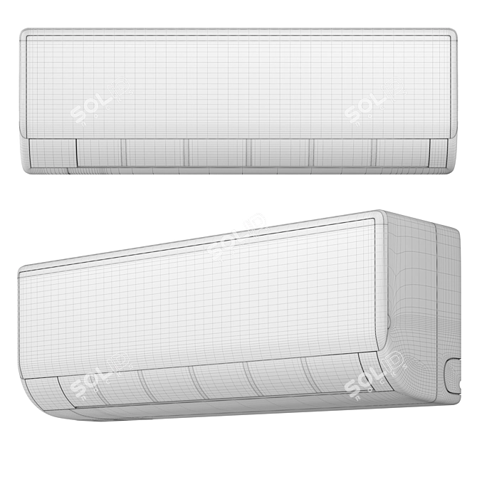 LEBERG Compact Air Conditioner 3D model image 4