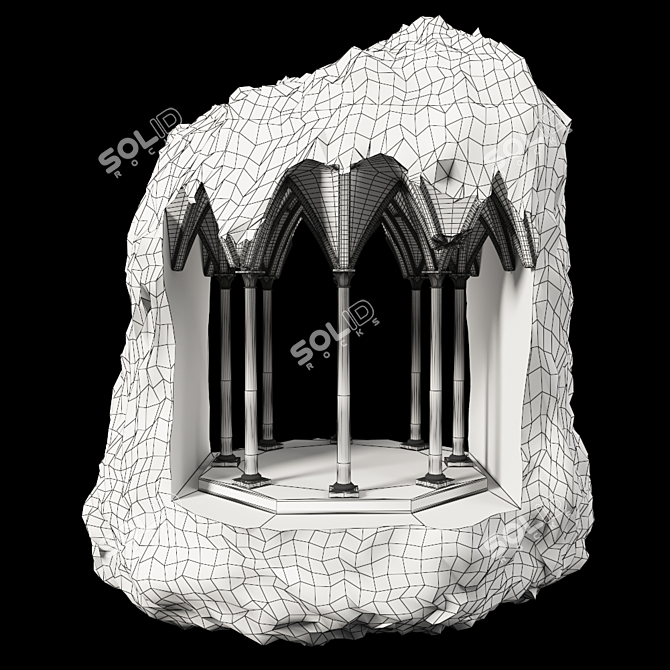 Sculpted Marble Masterpiece 3D model image 5